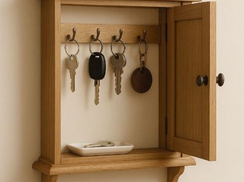 沒有玄關櫃怎麼辦？玄關鑰匙放哪好？無櫃設計的收納解決方案